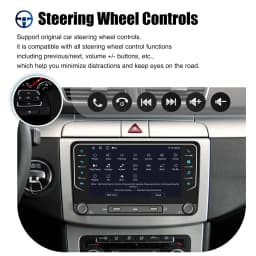 ESSGOO 2 Din Android 15 Car Radio Wireless Carplay Car Multimedia Player GPS WiFi For Volkswagen Skoda Octavia golf 5 6 touran passat polo Jetta