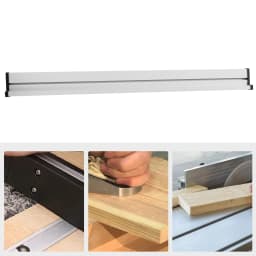 75 Type T-Slot Aluminum Alloy Miter Rail Silver up to 13mm/5.51in Fence And Woodworking Projects - DIY Woodworking Tools