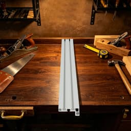 75 Type T-Slot Aluminum Alloy Miter Rail Silver up to 13mm/5.51in Fence And Woodworking Projects - DIY Woodworking Tools