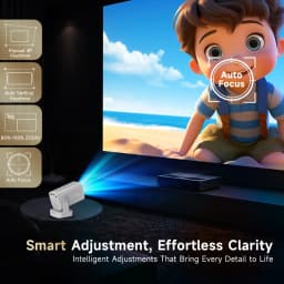 Magcubic HY310 Android 11 Projector 4K Native 1080P Auto Focus Native 330ANSI Dual Wifi BT5.4 Air Mouse Voice Home Outdoor Movie
