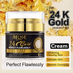 AILKE 24K Glod Flawlessly Soap bar,Moisturizing, Lightening, Dark Spots Removal, Lighten, Even Skin Tone, Nourish Skin Care Kit