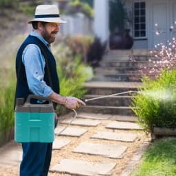 8L Battery-Powered Sprayer Small Pressure Sprayer Adjustable Wand & 2 Spray Modes for Efficient Watering Cleaning Disinfection
