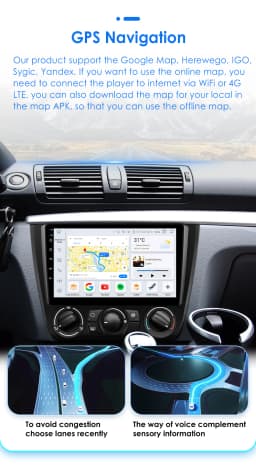 Hizpo Android 13 Car Multimedia Radio For BMW 1-Series 1 Series E87 E81 E82 E88 2004 - 2011 4G GPS Video PLayer Navi Carplay DSP