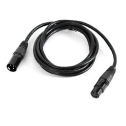 10 x Dmx Cable 2.0 m Xlr 3-Pole Male-Female For 110 Ohm Application