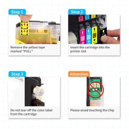 Jhaan LC223 Multipack-10P Ink Cartridges Compatible with Brother MFC J5320DW J4420DW J4620DW J480DW J5620DW J5720DW J680DW