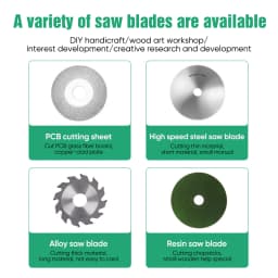 100W Mini Table Saw 5000RPM Small Woodworking Electric Bench Saw Handmade DIY Hobby Model Crafts Cutting Machine 16mm Blade Tool