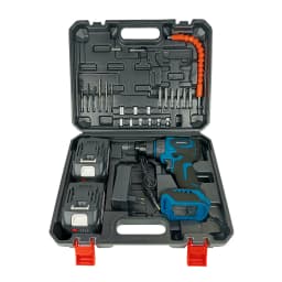 Kamolee 10MM Brushless Electric Impact Drill Set, including Accessories, Cordless Screwdriver, Lithium Battery Hand Drill