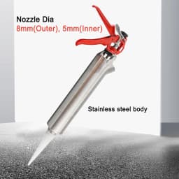 Stainless Steel Mortar Spot Grouting Gun Sprayer Grouting Mortar Sprayer Applicator Tool Cement Lime Wall Joint Guns