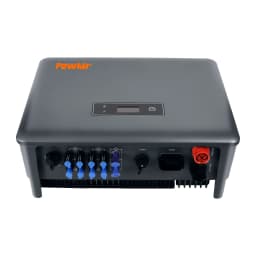 VDE PowMr 12KW 20KW 3 Phase Inverter 48V 220V Hybrid Solar Inverter On Grid Dual MPPT Trackers IP65 Waterproof with BMS WIFI