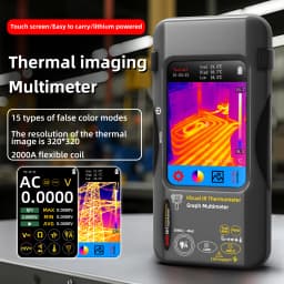 BSIDE SH7 320*320 Thermal Imager Camera 20000 Counts Touchscreen Digital Multimeter 2 in 1 IR Camera for Macro lens
