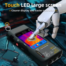 BSIDE SH7 320*320 Thermal Imager Camera 20000 Counts Touchscreen Digital Multimeter 2 in 1 IR Camera for Macro lens