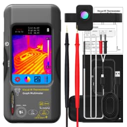 BSIDE SH7 320*320 Thermal Imager Camera 20000 Counts Touchscreen Digital Multimeter 2 in 1 IR Camera for Macro lens