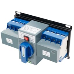 Automatic Transfer Switch 63A, Rapid 2-Second Power Switching for Backup & Main Power, Manual & Auto Modes
