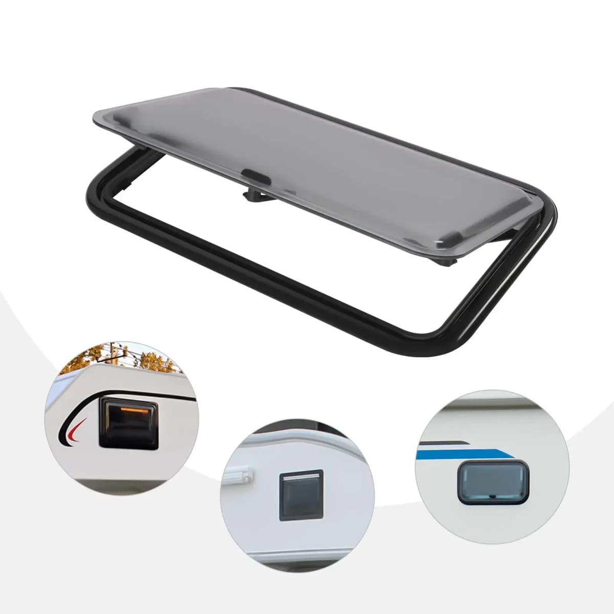 700x400mm Folding Roller Motorhome Camper Aluminium-legierung Window Caravan Side Window for Campers Trailers Motorhomes