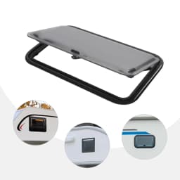 700x400mm Folding Roller Motorhome Camper Aluminium-legierung Window Caravan Side Window for Campers Trailers Motorhomes