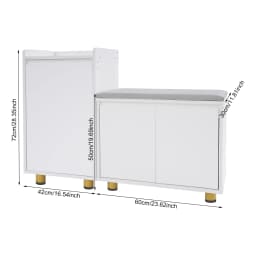 Home Shoes Storage Holder Shoe Organizers Rack Shelf Freestanding Shoe Cabinet with Cushions for Hallway Living Room Bedroom