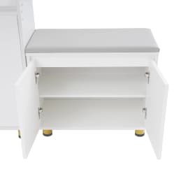 Home Shoes Storage Holder Shoe Organizers Rack Shelf Freestanding Shoe Cabinet with Cushions for Hallway Living Room Bedroom