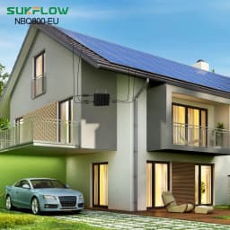 SUKFLOW Micro Inverter 800W, Inverter Solare Con Wi-Fi E Bluetooth, Impermeabile IP67, Cavo CA 5m per Impianti Da Balcone