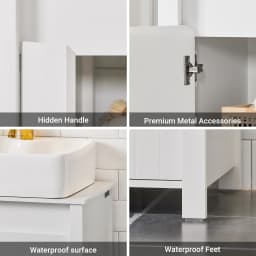 SoBuy BZR101-W washbasin under wardrobe Vanity under wardrobe bathroom wardrobe vanity bathroom wardrobe under wardrobe bathroom furniture
