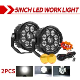 CO LIGHT 5 inch Newest Motorcycle Auxiliary Fog Lights High Low Beam Amber DRL Led Spot Lights For BMW R 1200 GS LC Adventure