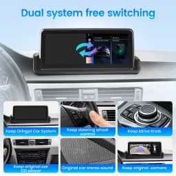 Junsun CarPlay For Apple Car Radio Multimedia For BMW E90 E91 E92 E93 2005-2012 Bluetooth Wireless Android Auto 4G GPS Stereo