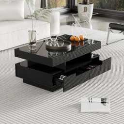 Coffee Table Rectangular Coffee Table Living Room Table Modern High Gloss Rectangular Coffee Table Tea Table Storage Living Room