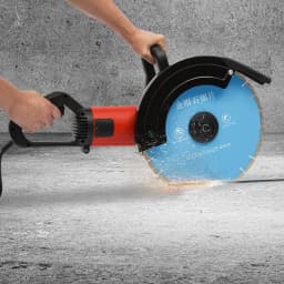 Max 5800W Electric Wall Groove Cutting Machine Chaser Concrete Cutter 5800W, with High-Hardness Diamond Blades