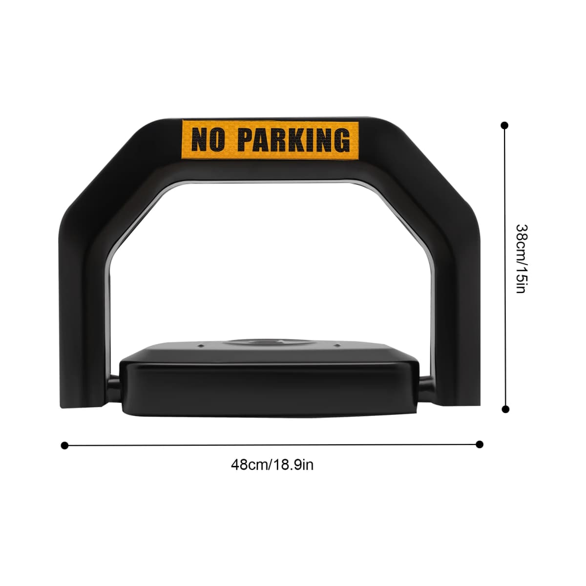 Remote Control Parking Lock Intelligent Parking Space Lock Foldable 180° Parking Barriers IP67 Waterproof Auto Sensor