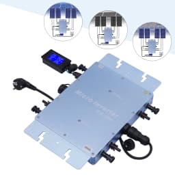 1200W Micro Inverter 92.5% Efficiency Solar Power Inverter IP65 Waterproof 1150W Grid-Tie Inverter for Residential/Commercial