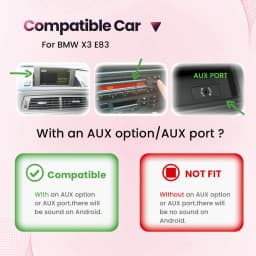 BONROAD 8+128GB Multimedia Automotive Display Touch Screen Car Radio Android Auto CarPlay For BMW X3 E83 Headunit GPS Navigation