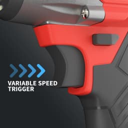 Heavy Duty Cordless Impact Wrench 21V - 4000mAh Li-ion Battery,12 Sockets, LED Light,Electric Power Tool for Automotive, DIY