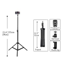 37/68/100/150/1901/4 Screw Head Photography Selfie Portable Light Tripod Stand Trepied Smartphone For Mini Photo Studio