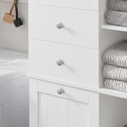 SoBuy BZR104 high wardrobe with fold-out bathroom wardrobe narrow laundry wardrobe bathroom shelf bathroom wardrobe