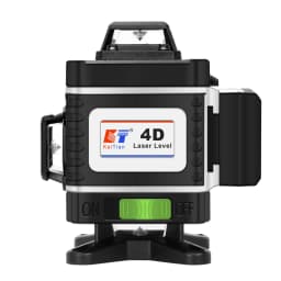 KaiTian Laser Level Self Leveling 360 Bracket Green Beam 4D 16 Line Cross Lazer Tools Lithium Battery Nivel Laser Level Receiver