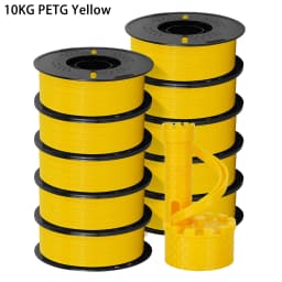 22LBS PLA PETG Filament 1.75mm Dimensional Accuracy+/-0.03mm Black White Grey Multicolor 3D Printer Materials for FDM 3D Printer