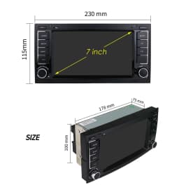 7"Android Auto Car radio for Volkswagen VW Touareg 2004-2011 Transporter Multimedia player 4G Carplay 2din 7862 Autoradio Screen