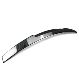 M4 V Style For Audi A4 B8 S4 2009-2012 Rear Trunk Spoiler Lip Carbon Fiber Look