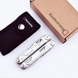 Daicamping DL1 Extra Cutter Scissors Saw Clamp Multi Tools /Clip Pliers Multifunctional Foldable EDC Folding Knife Multitools