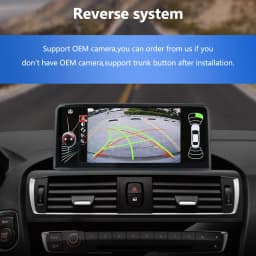 Wireless Carplay Android Auto Car Radio Multimedia Player For BMW 1Series E81 E82 E87 E88 Head Unit Touch Screen Rear Camera GPS