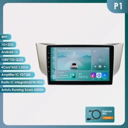 Hizpo 9" Android Car Radio For Lexus RX300 RX330 RX350 RX400H 2003-2009 Auto Stereo Multimedia Player GPS Navigation Carplay DSP
