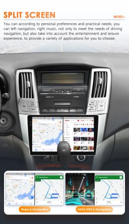 Hizpo 9" Android Car Radio For Lexus RX300 RX330 RX350 RX400H 2003-2009 Auto Stereo Multimedia Player GPS Navigation Carplay DSP