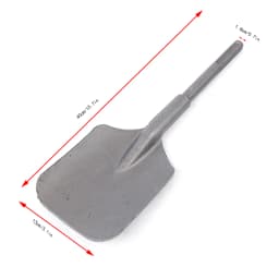 5 Pit Shovel Jack Hammer Breaker 40Cr Chromium Steel Clay Spade Chisel Bit 1.3KG 40CM for Jack Hammer 1.8cm Shank Diameter