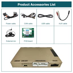 Wireless CarPlay for Ford Flex Taurus with Android Auto Interface Mirror Link AirPlay Car Play Functions support Reverse Camera