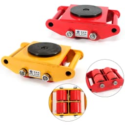 6/8/12 Ton Machinery Roller Mover Machine Dolly Skate Cargo Trolley Heavy Duty
