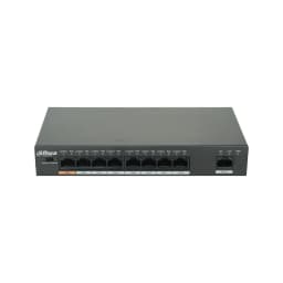 Dahua DH-S4500C-8ET1ET-DPWR 8-Port PoE Switch (Unmanaged), Support IEEE802.3af, IEEE802.3at Standard, POE Network Switch