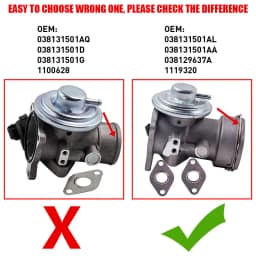Outlet AGR EGR VALVE For Ford GALAXY SEAT ALHAMBRA SKODA VW PASSAT 1.9 TDI 038131501AL 038131501AA 038129637A
