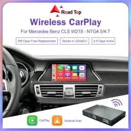 Wireless CarPlay for Mercedes Benz CLS W218 2011-2015 NTG4.5/4.7 with Android Auto Mirror Link AirPlay Bluetooth Siri Voice USB