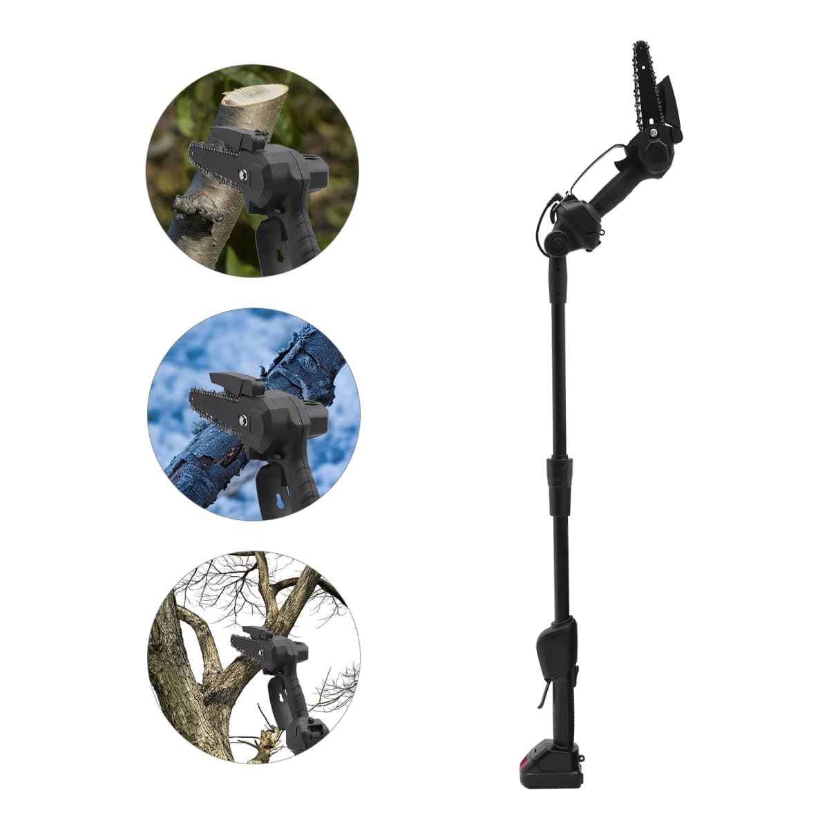 2-in-1 Pole Saw and Cordless Pole Saw for Tree Trimming Battery Pole Saws for Tree Trimming
