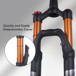 Ship From Spain VIARON MTB Bike Fork Thru Axle Air and Oil Front Suspension 15*100MM 29inch Tapered Steerer Mountain Bike Part