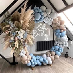 Metal Iron Ring Arch Stand Wedding Arch Frame Balloon Bow Gold Backdrop Stand DIY Birthday Baby Shower Holiday Party Decoration